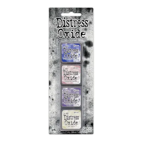 Zestaw tuszów Ranger Distress Mini Oxide Ink Kit 11 Tim Holtz 4 tusze