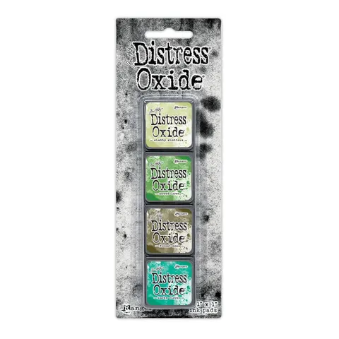 Zestaw tuszów Ranger Distress Mini Oxide Ink Kit 15 Tim Holtz 4 tusze