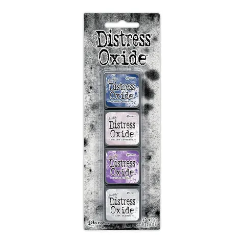 Zestaw tuszów Ranger Distress Mini Oxide Ink Kit 17 Tim Holtz 4 tusze