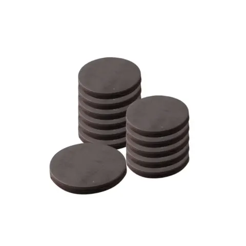 Magnesy czarne 12 x 4 mm 100 sztuk Vaessen Creative