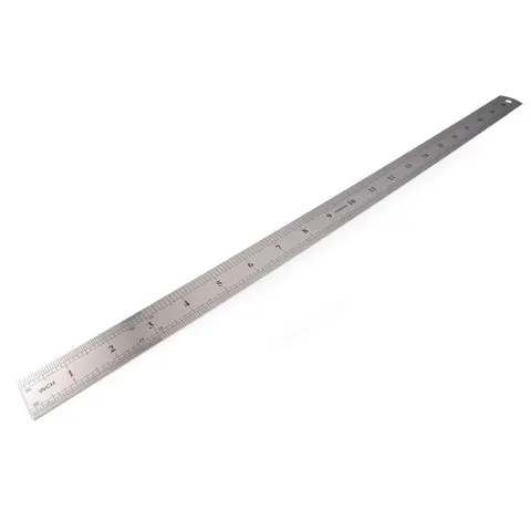 Linijka metalowa podziałka cm/cal 50 cm