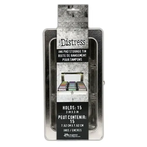 Pudełko metalowe Ranger Tim Holtz Distress Ink Pad – do przechowywania tuszy