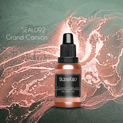 Tusz alkoholowy metaliczny Grand Canyon ScrapEgo 15 ml