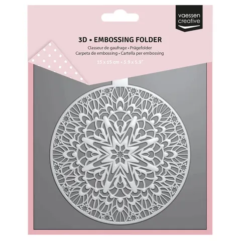 Folder do embossingu 3D Vaessen Creative Christmas Bauble 15x15 cm