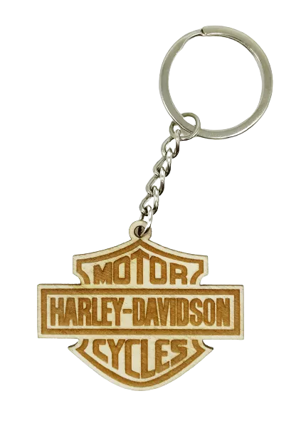 Brelok drewniany "Harley Davidson"