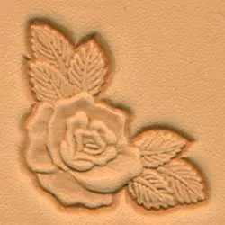 Stempel 30 x 25 mm, Narożnik róża