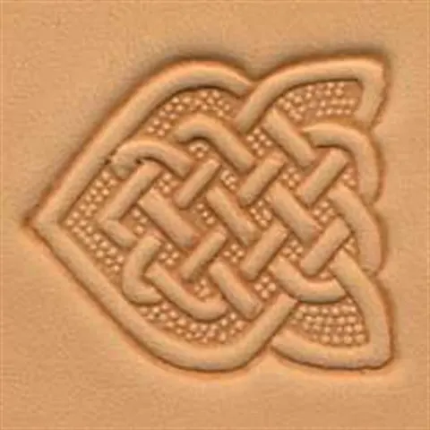 Stempel 30 x 25 mm, Plecionka celtycka, strzała