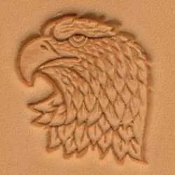Stempel 30 x 25 mm, Głowa orła, lewa