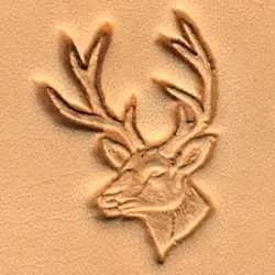 Stempel 30 x 25 mm, Głowa jelenia, wzór 2