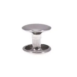 Nity dwustronne 10x12mm, nikiel, 10 szt