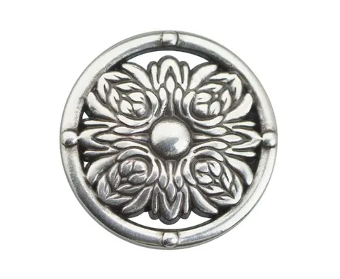 Concho 28 mm, Ornament kwiatowy