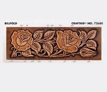 RÓŻE CRAFTAID® nr 72680, wzornik do zdobień