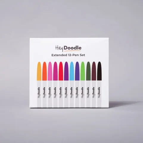 Flamastry do silikonowej Maty HeyDoodle 3 lata+ HDAP002