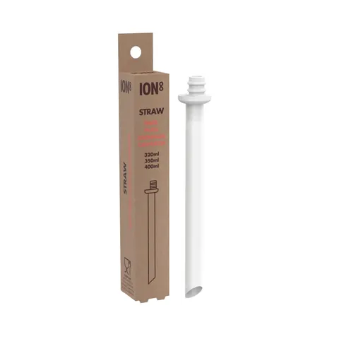 Słomka ION8 do butelek i bidonów 320/350/400 ml I8XSTRAWPPSML Small