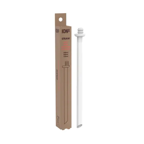 Słomka ION8 do butelek i bidonów 500/600/750 ml I8XSTRAWMED Medium