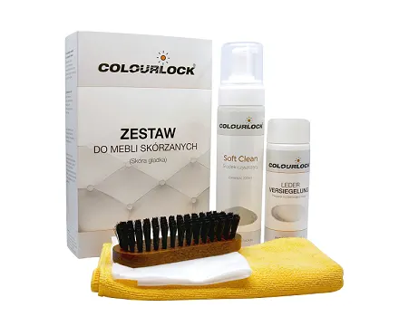 Zestaw do pielęgnacji mebli skórzanych