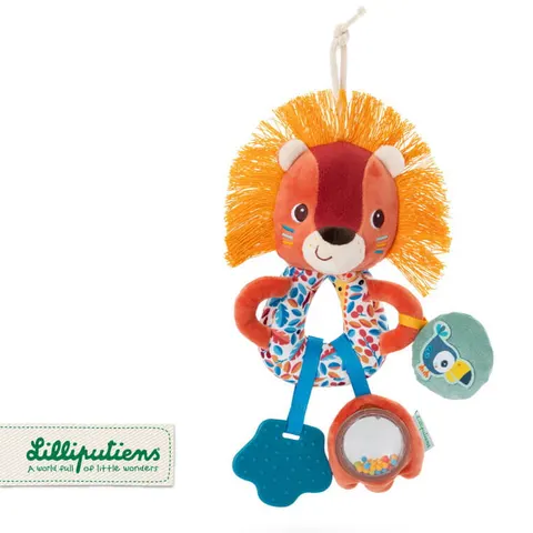 LILLIPUTIENS 3 m+ Grzechotka wielofunkcyjna Lew Jack