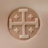 Stempel Krzyż jerozolimski, wzór 2