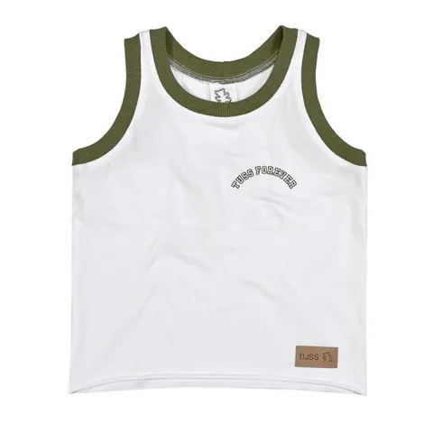 Koszulka na ramiączkach Tank Top FOREVER 10 olive