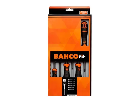 BAHCO ZESTAW 6 WKRĘTAKÓW BAHCOFIT PŁASKIE/POZIDIRVI B219.016
