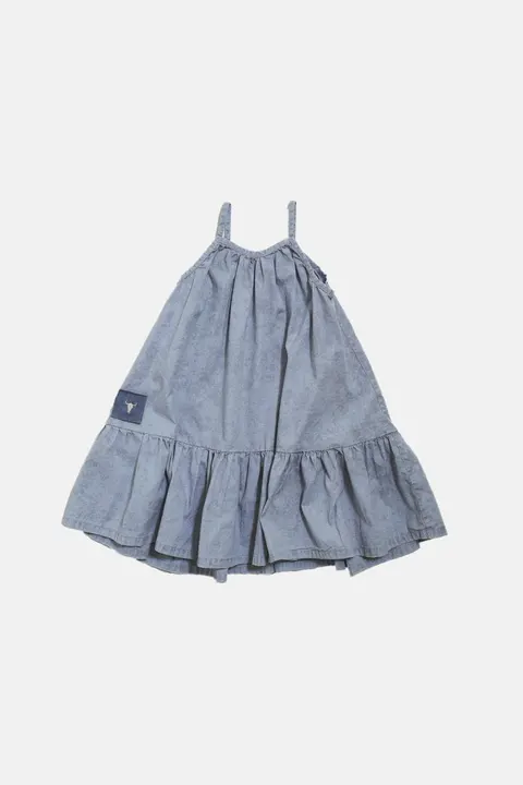 Sukienka 410 WAVE LONG DRESS deep blue