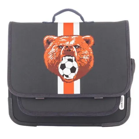 Tornister 6-12 lat Schoolbag Paris LARGE Soccer Bear | Jack Piers