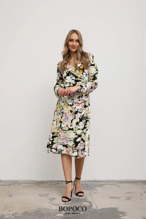 Sukienka LAURA kwiaty -50%