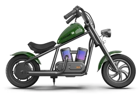 Motocykl elektryczny 5–10 lat Zielony Hyper Gogo Cruiser 12 Plus HG1020473