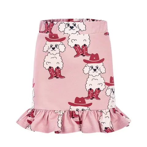 Spódniczka z falbanką SZERYF RÓŻOWY - SHERIFF PINK / FRILLED SKIRT