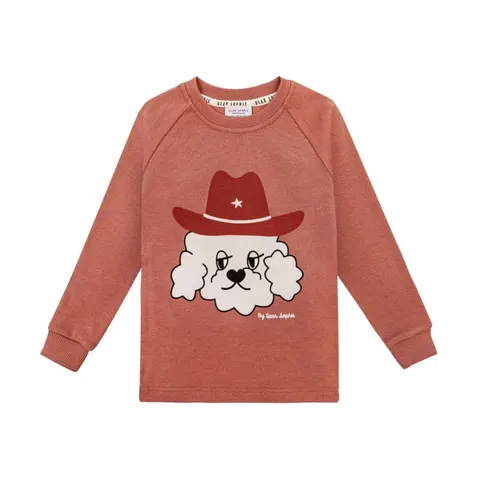 Longsleeve prążek SZERYF BRĄZOWY - SHERIFF BROWN / RIB LONGSLEEVE