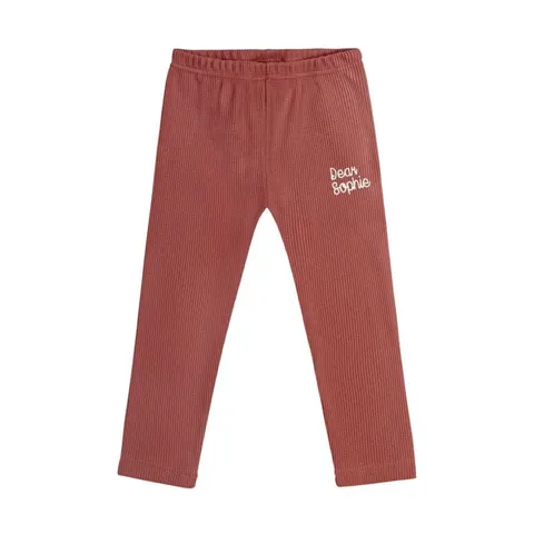 Legginsy wafelek SZERYF KARMEL - SHERIFF CARMEL / WAFFLE LEGGINGS