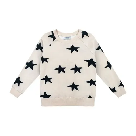 Piżama góra GWIAZDY JASNE - STARS WHITE / PYJAMAS TOP