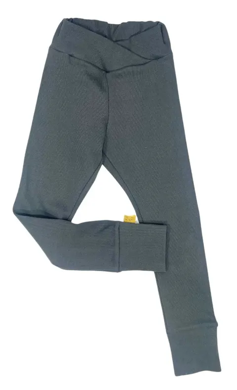 Legginsy prążek 227-24 LEGGINS WELT / GRAPHITE
