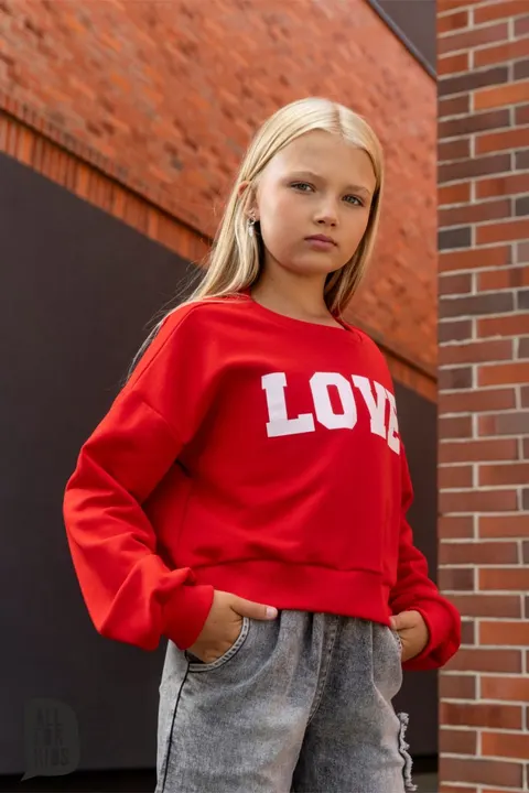 Bluza LOVE czerwona