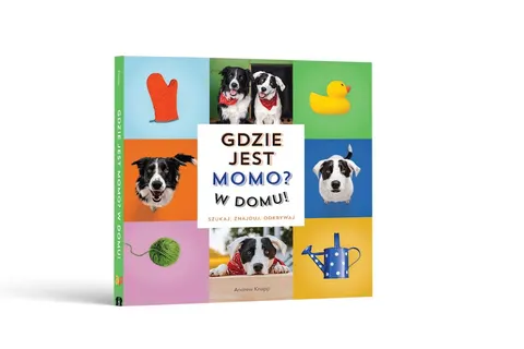 Książka dla dzieci Gdzie jest Momo? W domu! 0 m+ Api Papi