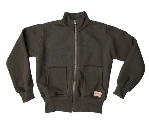 Bluza na zamek ZIP collar khaki
