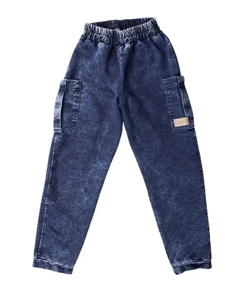 Spodnie Cargo Pants JEANS blue