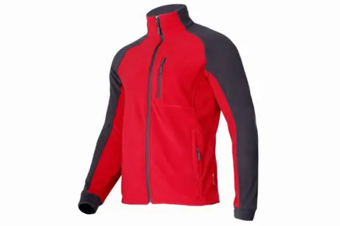 Bluza polarowa - Czerwono-szara -XXXL - LAHTI PRO