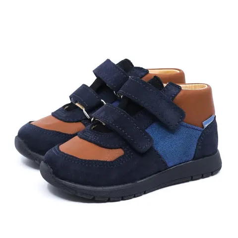Trzewik KRIS blu/natural | Mrugała