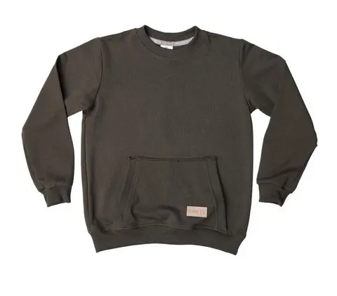 Bluza Sweatshirt POCKET khaki