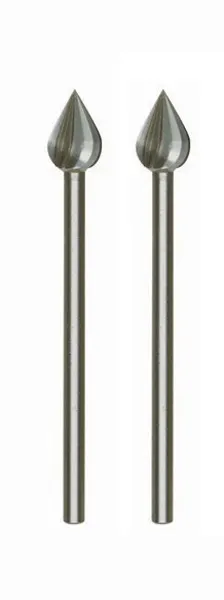 Frez ze stali wolframowo-wanadowej płomień 6mm [2szt.] PROXXON
