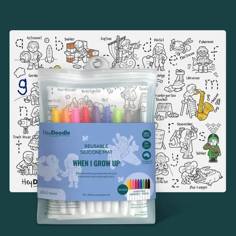 Duża Mata Silikonowa A3 Zawody 3 lata+ HeyDoodle HDPM014
