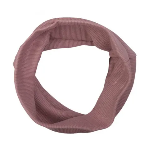 Komin prążkowany DUSTY ROSE LINE