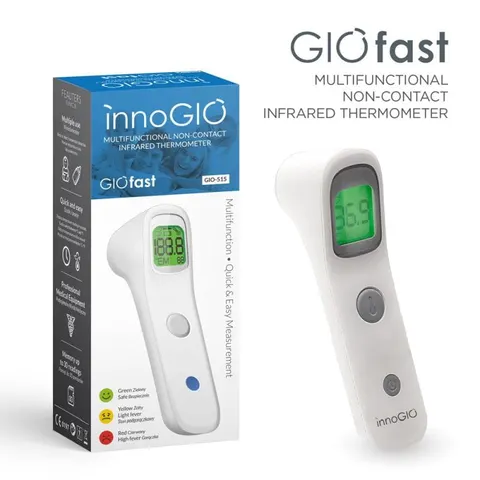 Bezdotykowy termometr czołowy na podczerwień GIOfast GIO-515 | InnoGIO