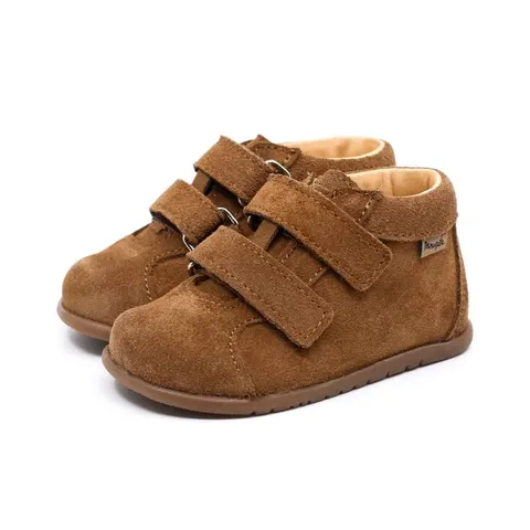 Trzewik BABY barefoot caramel | Mrugała