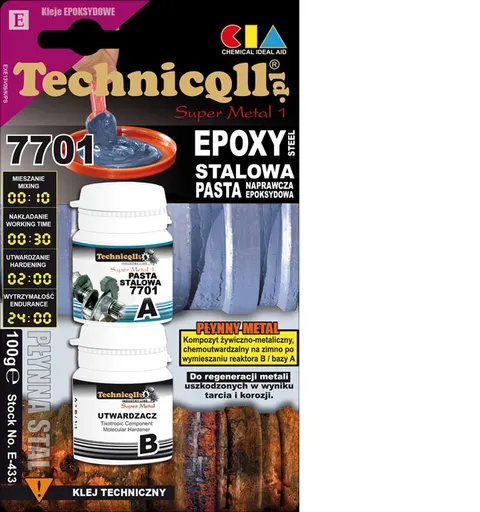 Pasta stalowa epoksydowa 100g Technicqll