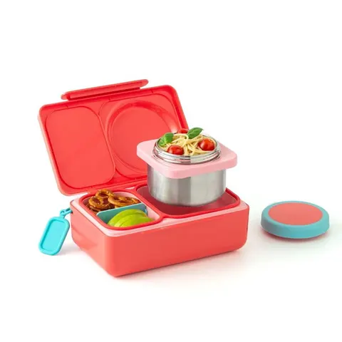 OmieBox Up Lunch box z termosem CHERRY PINK różowy | OMIE