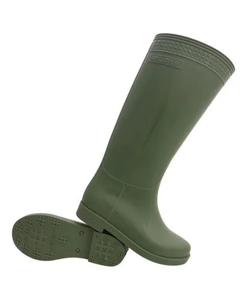 Kalosze damskie mudme Sage Green ZIELONE