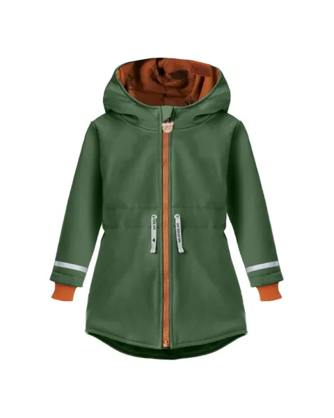 Kurtka Parka Softshellowa DARK GREEN zielona