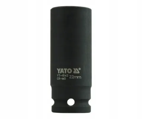 Nasadka udarowa długa 1/2" 22mm Yato YT-1042